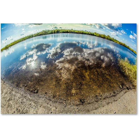 Trademark Fine Art "Earth Eyeball" Canvas Art by Yale Gurney