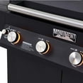 thumbnail image 3 of Monument Grills Denali 4-Burner Propane Gas Grill with Clearview Lid, LED Control Knobs, and Side Burner, 3 of 19