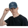 thumbnail image 6 of Women's Pool Hair Don't Care Hat for Men Women, Adjustable Vintage Distressed Washed Baseball Cap for Dad Mom, 6 of 8