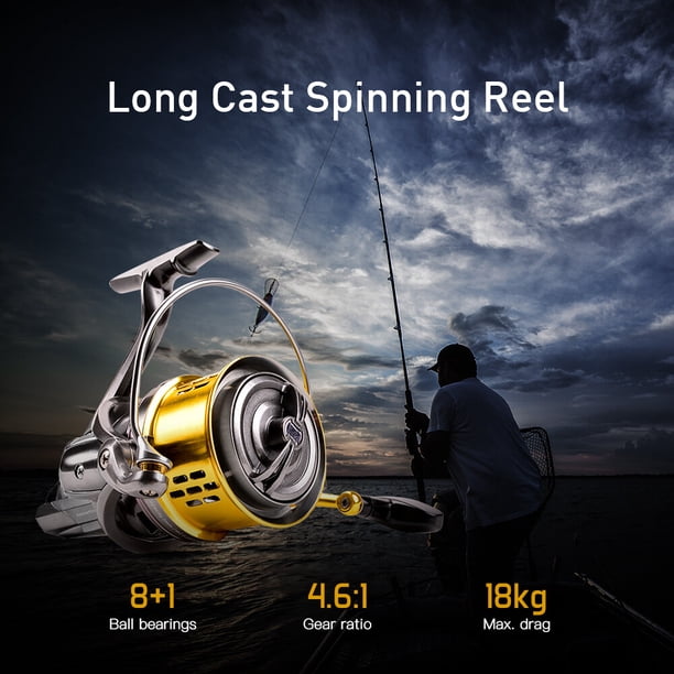easiest fishing reel for beginners Portable Mini Small Rod and Spinning Combos, Compact Telescopic 38inch Pocket Pen Fishing Pole with Line Lures Hooks Raft, River, Lake, Ice Fishing and So On (Black) cheap fish finder for ice fishing Outdoor Gear for Children Size, Style:Diawa Accudepth Plus ADP47LCB LC Trolling Reel POWER PRO SSV2 40Lb