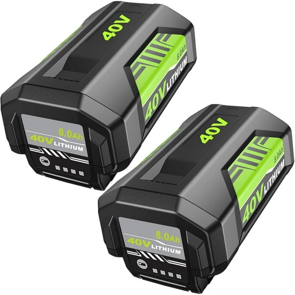 2PACK 8000mAh High Capacity Replacement for Ryobi 40V Battery OP4075A OP40601 OP40602 OP40261 OP4050 OP40404