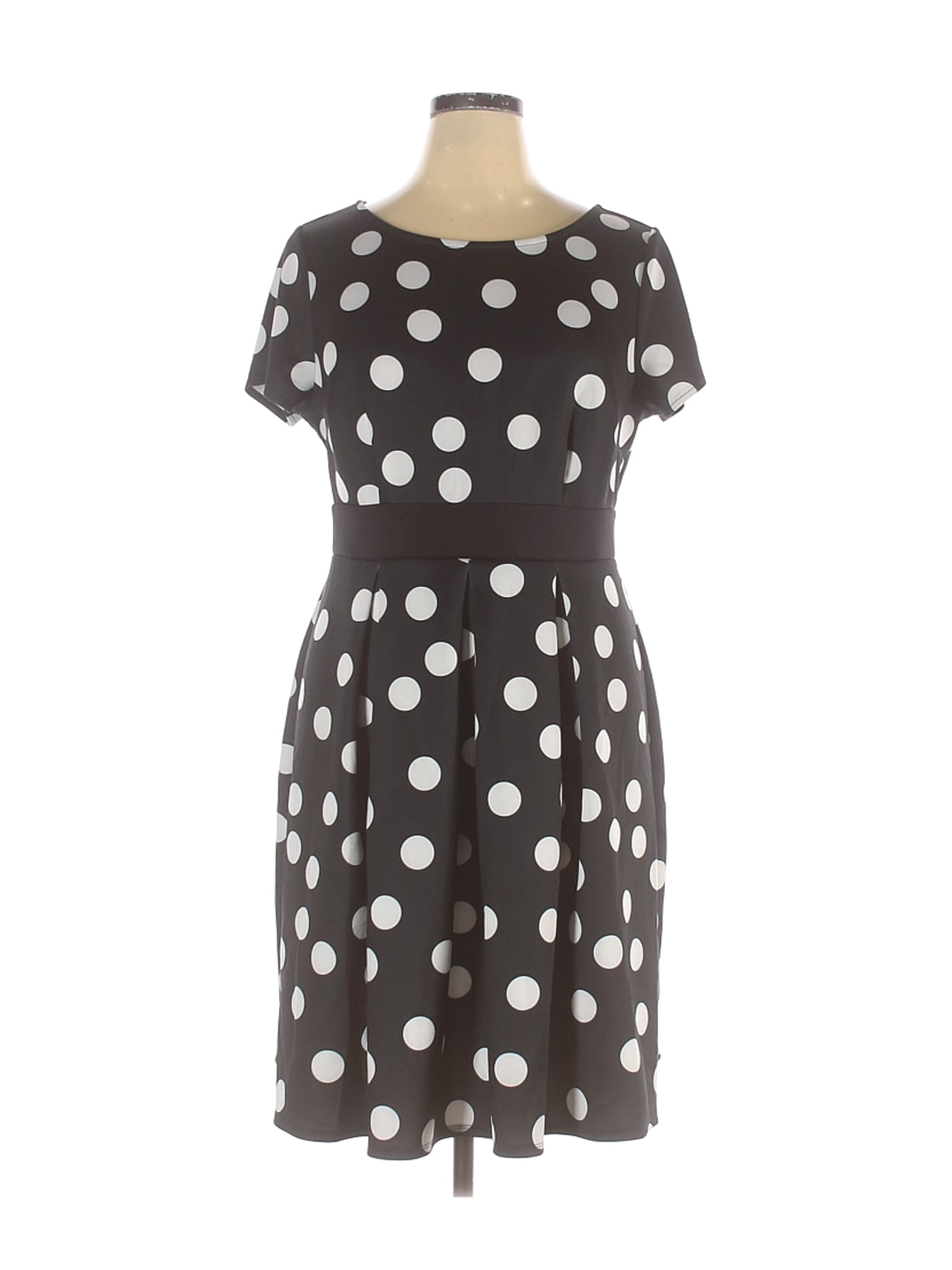 lane bryant polka dot dress