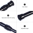 thumbnail image 4 of XIBUFE 2026 New Adjustable Tension Shower Curtain Rods -Shower Curtain Rods Tension 2 Pack Black for Bathroom, Shower, Home, Hotel, Apartment, Indoor Use, 4 of 7
