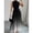 Gray, variant on EASYBRA Womens Gradient Pleated Maxi Dress Sleeveless Round Neck Elastic Waist Casual Summer Beach Dress