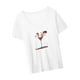 thumbnail image 1 of Camiseta de verano para mujer, camisetas informales cómodas con cuello redondo, camisetas femeninas de moda L Yuyangstore Camiseta para mujer, 1 of 8