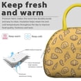 thumbnail image 3 of Insulated Lunch Bag Women, Reusable Pearl Shell Ocean Tote Lunch Box, Leakproof Cooler Lunch Bags for Work Office Travel Picnic, 3 of 4