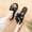 Black BK38, variant on WIZUTIZ Bedroom Slippers Women Comfort Trendy Womens Slide Sandals Summer BOHO Jeweled Shiny Shower Shoes Wedge Sandals Sandals Beach Slide Sandals Outdoor with Arch Support Shower Shoes Gifts for Her
