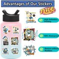 thumbnail image 2 of 100 Pcs Donald Duck Anime Stickers Cartoon Waterproof Stickers for Water Bottles, Laptop,Bumper,Computer Stickers and Decals, 2 of 3