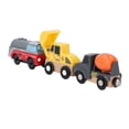 thumbnail image 1 of Train Toy, Sturdy Construction 3pcs Portable Long Durability  Train Car Toy  for Kids, 1 of 7