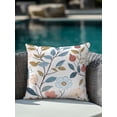 thumbnail image 4 of Outdoor Pillows Waterproof, Pastoral Botanical Bedding Throw Pillows with Insert for Couch Sofa Bed, Spring Summer Floral Farmhouse 18x18 Inch Pillowcases Decorative Camping Patio Pillow Set of 1, 4 of 8
