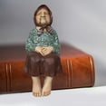 thumbnail image 5 of Hand Painted Countryside Grandparent Figurine Resin Tabletop Character Statue Grandma, 5 of 8