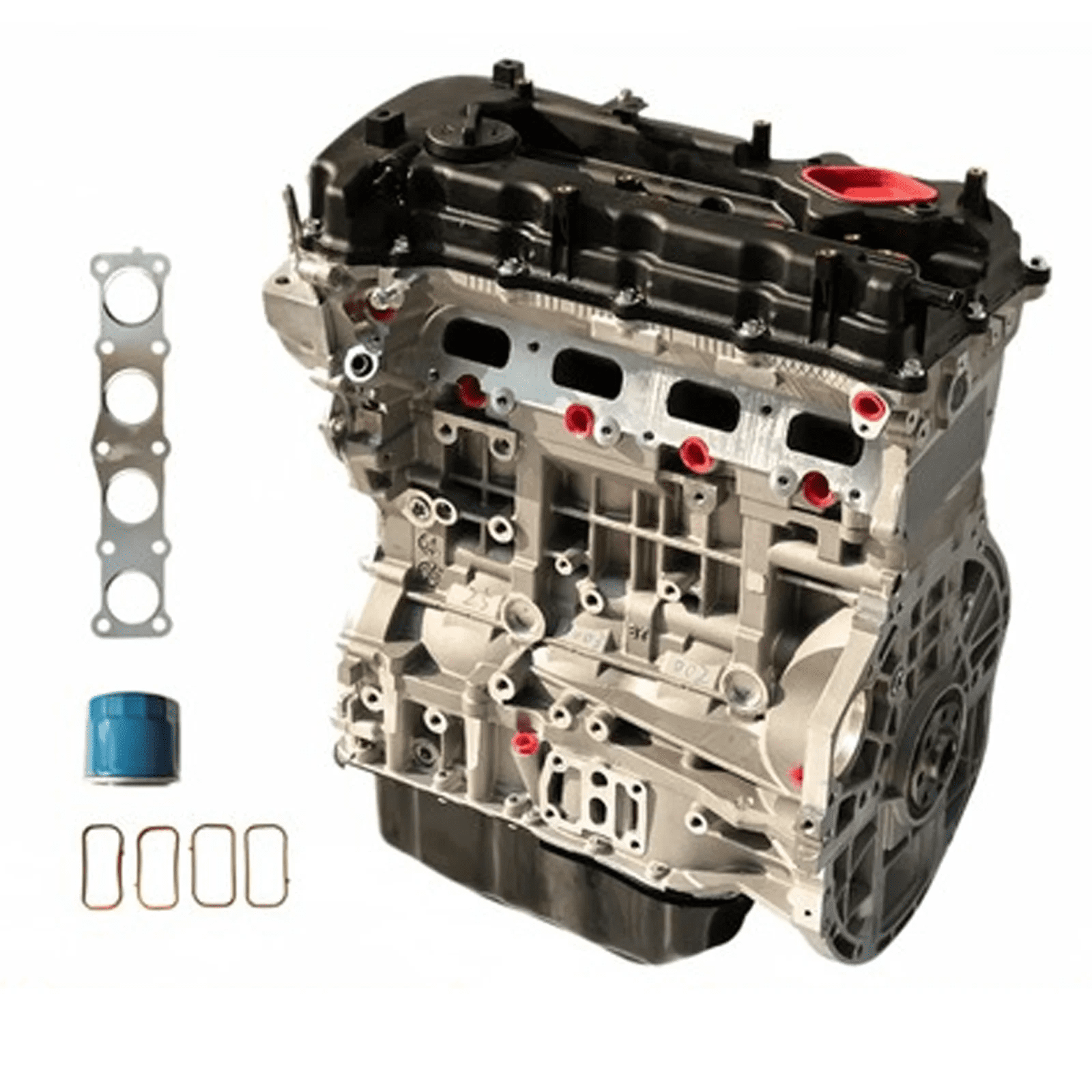 G4KE 2.4L Long Block Engine Assembly Fit For 2007-2015 Hyundai Tucson Santa Fe Kia Sportage Sorento Rondo