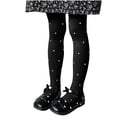thumbnail image 3 of Tranfacy Girls 0-10 Years Fall Pants Solid High Waist Tight Breathable Yoga Base Layer Trousers, 3 of 5
