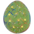thumbnail image 3 of Northlight Lighted Easter Egg Silhouette Window Decoration - 12" - Green, 3 of 8