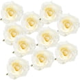 thumbnail image 2 of Cabeza de rosa artificial, accesorio de decoración para bodas, champán, 2 of 9
