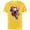 Yellow, variant on Marvel Spider-Man: Across the Spider-Verse Gwen Glitch - Short Sleeve Cotton T-Shirt for Adults - Customized-Royal Heather