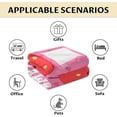 thumbnail image 6 of Strawberry Blanket Gift - 30x40 Inches Funny Blankets for Girls & Boys - Pink Soft Fuzzy Throw for Couch, Office, 6 of 6