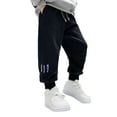 thumbnail image 1 of TIWEKE Boys Athletic Pants Joggers for Active Kids with Drawstring and Zipper Pocket for Comfort and Functionality in Sports Activities,Sizes 14-15 Years, 1 of 7