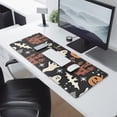 thumbnail image 2 of Long Mouse Pads for Desk,Halloween Ghosts Bats and Castles Desk Mats on Top Of Desks, Desk Mouse Pad Extra Large with 3mm Non-Slip Base and Stitched Edge for Gaming,Office,Work,Home 31.5"x11.8", 2 of 6
