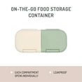 thumbnail image 5 of Melii Baby & Toddler 2-Compartment Snack Container, 2 Pack, 8.1 oz Each (16.2 oz Total), Sage & Ivory, 5 of 5