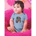 thumbnail image 2 of Cute Animals Sticker Style Bodysuit Infant -Image by Shutterstock,  6 Months, 2 of 4