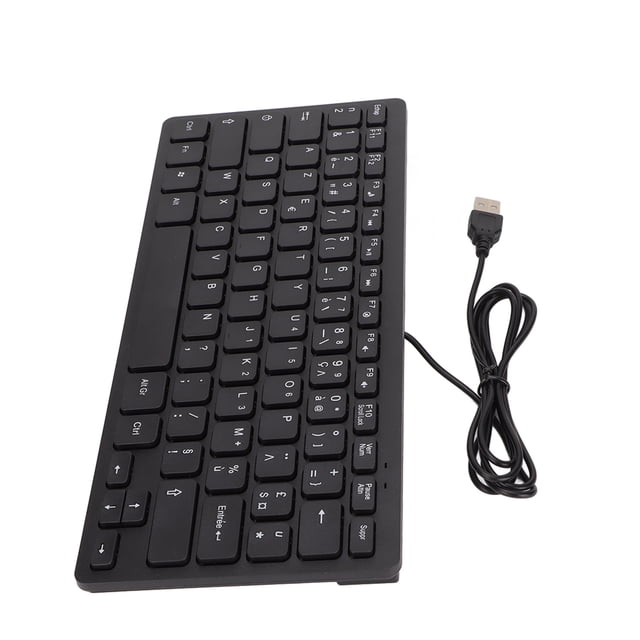 FLAMEEN Wired Keyboard, 78 Key USB Keyboard For Desktop For Laptop