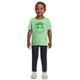 thumbnail image 3 of Wonder Nation St. Patrick's Day Toddler Short Sleeve Graphic Tee, Sizes 12M-5T, 3 of 6