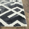 thumbnail image 3 of Safavieh Dip Dye Seanna Distressed Area Rug, Graphite/Ivory, 4' x 6', 3 of 7