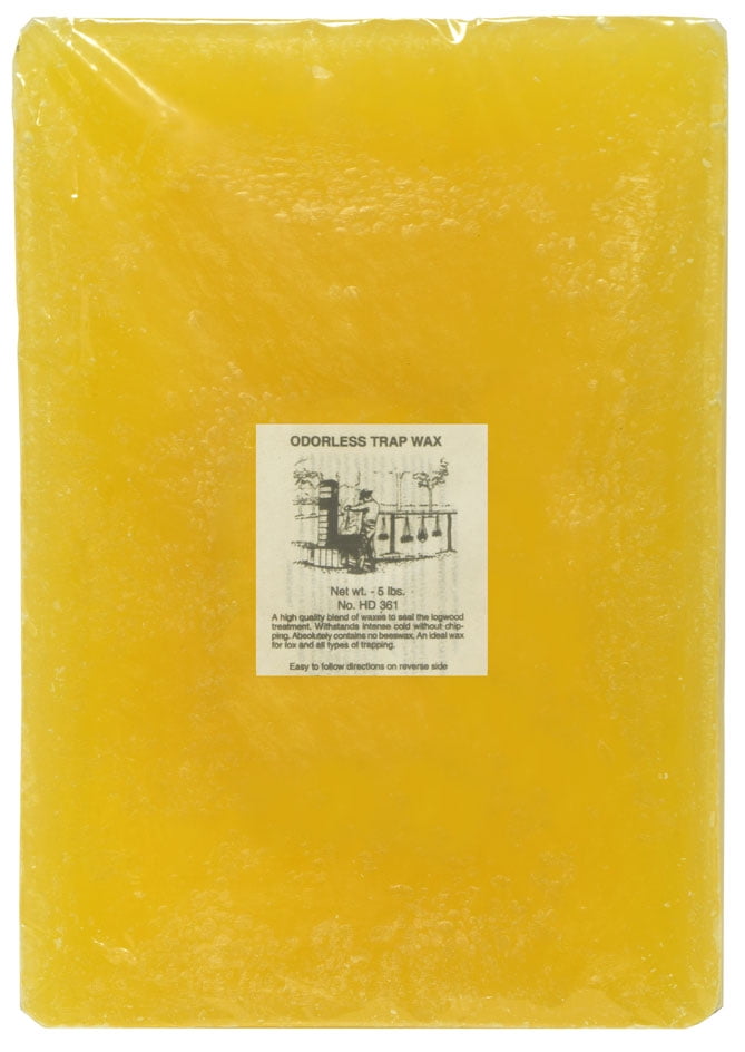 Pete Rickard's HD361 Pete's Best Yellow Odorless Trap Wax 5 lb Bar