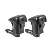 Unique Bargains 2pcs Black Plastic Front Windshield Wiper Nozzle 55079049AA for Jeep Grand Cherokee 2005-2010