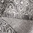 thumbnail image 6 of SAFAVIEH Courtyard Amber Damask Indoor/Outdoor Area Rug, Black/Light Grey, 6'7" x 9'6", 6 of 12