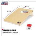 EastPoint Sports 2' x 3' Cornhole Boards Natural Wood Bean Bag Toss