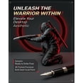 thumbnail image 3 of Ninja Warrior Pen Holder with Sword & Weapon Accessories, 2026 3D Printed Desk Organizer Stand, Unique Creative Stationery Gift for Office Home(1pc), 3 of 7