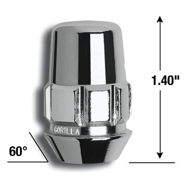 Gorilla Lug Nuts Acorn Bulge 14mm x 1.50 (4pk) Gorilla Lug Nuts Acorn Bulge 14mm x 1.50 (4pk)