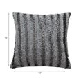 thumbnail image 3 of Coussin Tuxedo Argent 18X18 - Ensemble de 2, 3 of 4