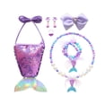 thumbnail image 4 of Little Girls Princess Dress Birthday Party Dress Halloween Cosplay Outfits for Kids 3-8 Years, 4 of 8