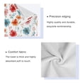 thumbnail image 4 of 3 Piece Bath Towels Set Bath Towel, Hand Towel and Face Towel for Bathroom, Gym, Hotel Pastel Watercolor Floral Pattern, 4 of 8