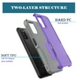 thumbnail image 5 of For Galaxy A03S Case, 2 in 1 Heavy Duty Armor Shockproof Cases,Hisdou Hybrid Dual Layer Rubber Drop Protection Grip Plastic Bumper Sturdy Phone Cover for Samsung Galaxy A03S 6.5"-Purple, 5 of 6