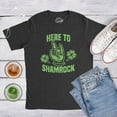 thumbnail image 4 of Mens Here to Shamrock T shirt Funny Metal Saint Patricks Day Graphic Novelty Tee Graphic Tees, 4 of 9