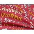 thumbnail image 5 of oneOone Rayon Red Fabric Text Fabric For Sewing Printed Craft Fabric By The Yard 56 Inch Wide, 5 of 5