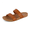 Tan, variant on Josie Womens Sandals – Slip On Two Strap Slides Comfort Flip Flops Beach Sandals for Women