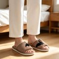 thumbnail image 6 of Knivor Cute Animal Slippers for Women Dachshund Sausage Dog Embroidered Corduroy Open Back House Slippers Warm Non Slip Cozy Indoor Bedroom Slide Slippers, 6 of 9