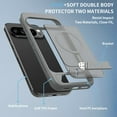 thumbnail image 4 of Dteck Magnetic Case for Google Pixel 9 Pro XL,Shockproof TPU+PC Anti-Slip Compatible with Mag Safe Case Adjustable Kickstand Frosted Translucent Matte Phone Cover,Darkgray, 4 of 6