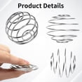 thumbnail image 3 of 4Pcs Protein Shaker Ball,Stainless Steel Metal Held Hands Shake Bottle Mixer Bottles Blender Mixing Small Wire Whisk Balls,for Sports Milkshake Cup Powder Supplements Bulk Shakes Formula Mixed Matcha, 3 of 7