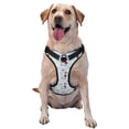 thumbnail image 1 of Kdxio Poodle Dog Print No Pull Dog Harness Adjustable Reflective Oxford Easy Control Medium Large Dog Harness for Training and Everyday-X-Large, 1 of 6
