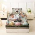 thumbnail image 4 of Erosebridal Bowknot Bunny Kids Twin Sheet Sets, Cute Easter Eggs Bedding, 3pcs, 4 of 5