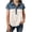 White, variant on akafmk Girls Denim Shirts Button Up Lapel Collar Short Sleeve Casual Summer Jean Blouses Shirts 4-15 Years