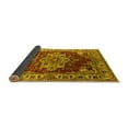 thumbnail image 2 of Ahgly Company Indoor Square Persian Yellow Traditional Area Rugs, 3' Square, 2 of 4