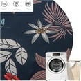 thumbnail image 2 of Bamboohart Printed Storage Ottoman Slipcover  Stretch Stool Cover Footrest Sofa Slipcovers Rectangle Footstool Protector Covers 24-25.6in, 2 of 7