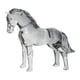 thumbnail image 2 of Estatua de caballo de cristal, obra de arte, estantería, figura en miniatura, adorno Fengshui, animal Estilo H, 2 of 9